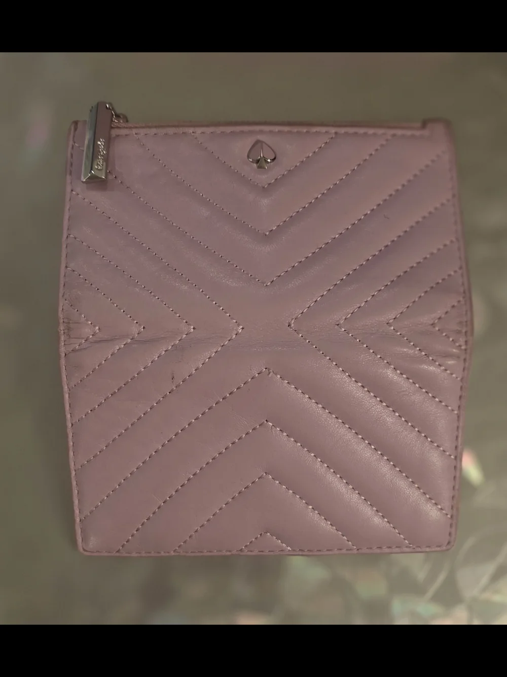 NWT Kate Spade Quilted Lavender Lambskin Purse And Wallet Set (Dustbag Included)